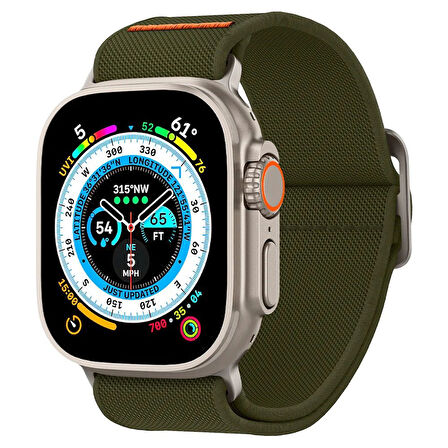 Apple Watch Serisi (49mm/45mm/44mm/42mm) Kayış Kordon, Spigen Watch Band Lite Fit Ultra