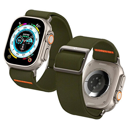 Apple Watch Serisi (49mm/45mm/44mm/42mm) Kayış Kordon, Spigen Watch Band Lite Fit Ultra