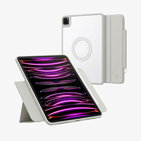 iPad Air Skin Hybrid Pro 12.9 inc Pro (2021/2022) Kılıf, Spigen Air Skin Hybrid Pro OneTap