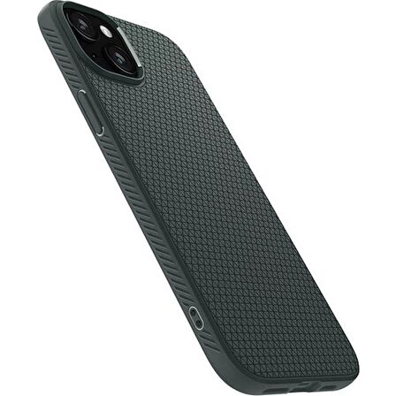 Spigen Apple iPhone 15 Plus Kılıf Liquid Air Abyss Green - ACS06652