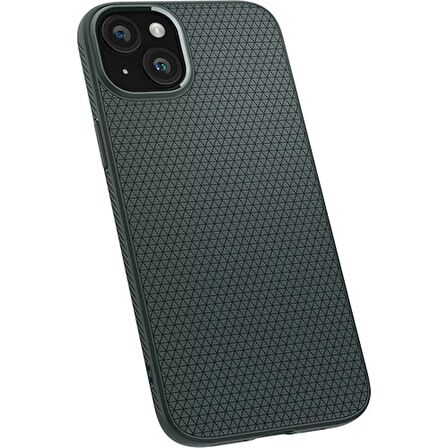 Spigen Apple iPhone 15 Plus Kılıf Liquid Air Abyss Green - ACS06652