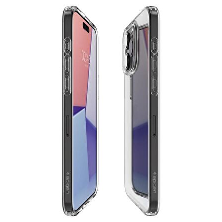 iPhone 15 Pro Kılıf, Spigen Liquid Crystal 4 Tarafı Tam Koruma