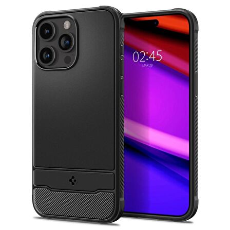 iPhone 15 Pro Kılıf, Spigen Rugged Armor Mag (MagSafe Uyumlu)