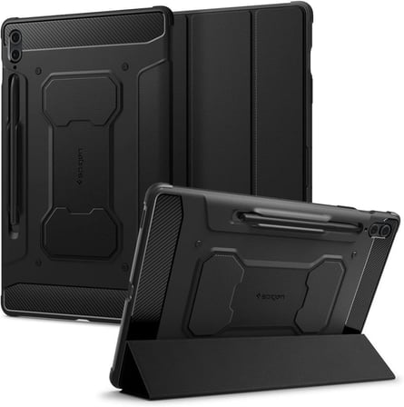 Spigen Galaxy Tab S10 Plus / Tab S9 Plus Kılıf Rugged Armor Pro Black - Teşhir