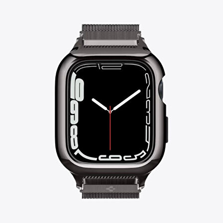 Apple Watch Ultra ve Ultra Serisi (42 mm/44 mm/45 mm/49 mm) ile Uyumlu Kılıf, Spigen Metal Fit