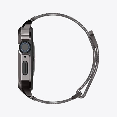 Apple Watch Ultra ve Ultra Serisi (42 mm/44 mm/45 mm/49 mm) ile Uyumlu Kılıf, Spigen Metal Fit