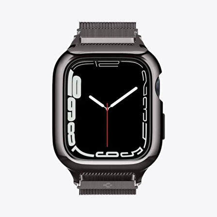 Apple Watch Serisi (38 mm/40 mm/41 mm) ile Uyumlu Kılıf, Spigen Metal Fit