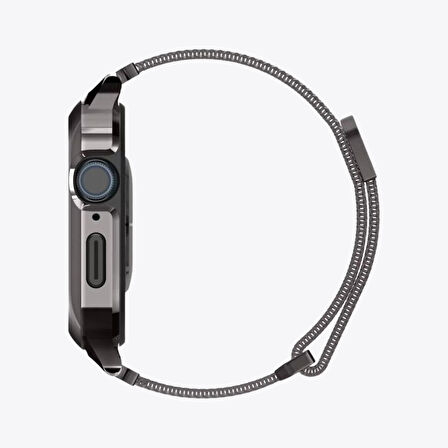 Apple Watch Serisi (38 mm/40 mm/41 mm) ile Uyumlu Kılıf, Spigen Metal Fit