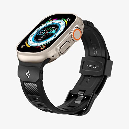 Apple Watch Serisi (45mm / 44mm / 42mm / Ultra 49mm / Ultra2 49mm)  ile Uyumlu Kayış Kordon, Spigen Rugged Ultra Band