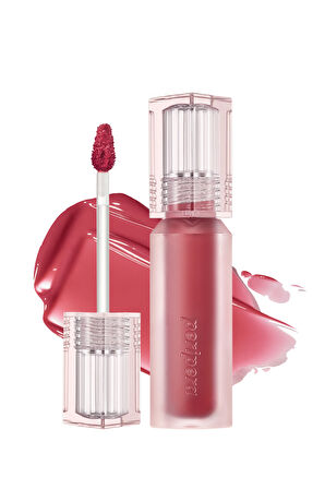 Doğal Tonlarda, Uzun Süre Kalıcı, Işıltılı Tint PERIPERA Water Bare Tint (05 Red Update)