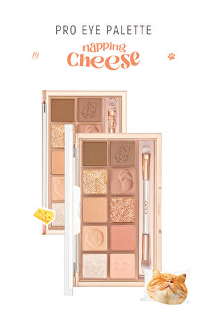 Çok Fonksiyonlu Far Paleti Clio Pro Eye Palette (19 Napping Cheese)(Koshort in Seoul Limited)