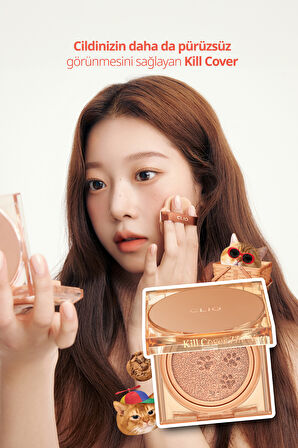 Clio Kill Cover The New Founwear Cushion + Refill (2 Lingerie)SPF50+ PA+++(Koshort in Seoul Limited)