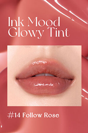Kalıcı, Pigmentli, Parlak Bitişli Tint PERIPERA Ink Mood Glowy Tint 14 Follow Rose (Peritage)