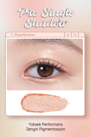 İnci Işıltılı Kremsi Dokuya Sahip Tekli Far Clio Pro Single Shadow (23FW) (G10 Pearfection)