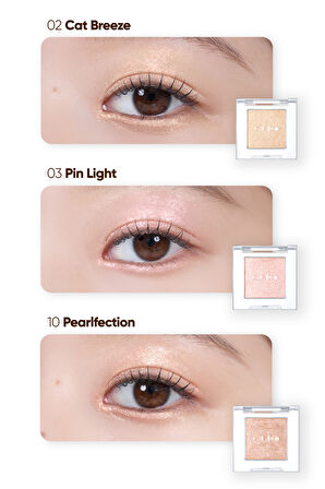 İnci Işıltılı Kremsi Dokuya Sahip Tekli Far Clio Pro Single Shadow (23FW) (G10 Pearfection)