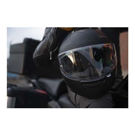 Sena Impulse Akıllı Çene Açılabilir Motosiklet Kaskı 2206 Beyaz