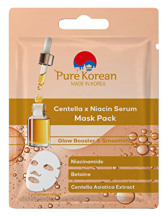Pure Korean Centella & Niacin Serum Mask