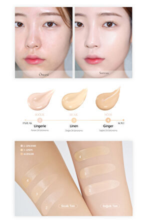 Yoğun Nem ve Parlaklık Sağlayan Cushion CLIO Kill Cover High-Glow Cushion SPF50+ PA++++ (2 Lingerie)