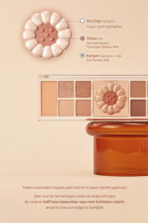 Çok Fonksiyonlu Makyaj Paleti Peripera All Take Mood Like Palette (03 Honey Brown) (Honey K-Ookie)