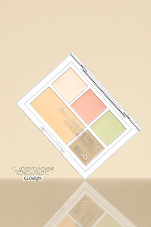 Kremsi Dokuya Sahip Concealer Paleti Clio Kill Cover Founwear Conceal Palette (Delight)