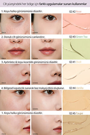 Kremsi Dokuya Sahip Concealer Paleti Clio Kill Cover Founwear Conceal Palette (Delight)