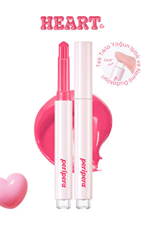 Yoğun Nemlendirici, Parlak Bitişli Balm Peripera Heart Jam Glow Lip (5 Berry Coke)