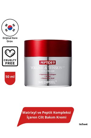 MEDIPEEL Peptide 9 Volume & Tension Tox Cream Pro 50 ml Kırışıklıklar Için Peptid Krem