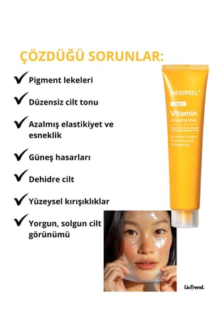 MEDIPEEL Vegan Vitamin Collagen Wrapping Mask 70ml Vitamin Filmi Maskesi M0482