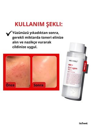 Red Lacto Collagen Soothing Ess. Toner 200 ml Kollajen Ve Peptidler Içeren Toner