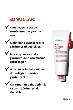 MEDIPEEL Red Lacto Collagen Barrier Cream 80 ml Kollajen Ve Peptidler Içeren Bariyer Kremi