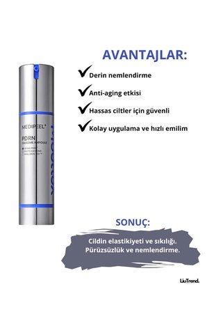 MEDIPEEL Mooltox Pdrn Exosome Ampoule 50 ml Cilt Elastikiyetinin Yenilenmesi Ampul M0488