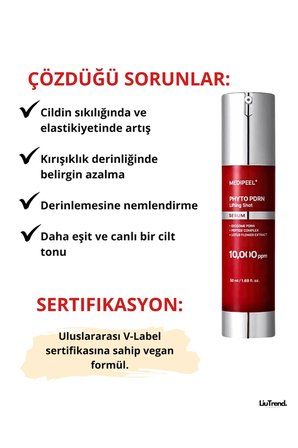 MEDIPEEL Phyto Exosome PDRN Lifting Serum 50 ml PDRN ve mikroiğneli peptit lifting serumu