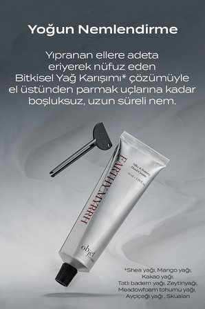 Kırışıklık Karşıtı Nemlendirici El Kremi Objet By KUNDAL Silky & Buttery Hand Cream (Earthy Myrrh)