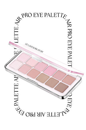 Hafif Dokulu Yoğun Renklere Sahip Göz Farı Paleti Clio Pro Eye Palette Air (07 Lavender Staff)