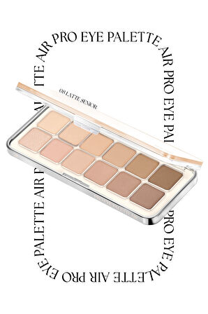 Hafif Dokulu Yoğun Renklere Sahip Göz Farı Paleti Clio Pro Eye Palette Air (08 Latte Senior)