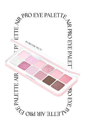 Hafif Dokulu Yoğun Renklere Sahip Göz Farı Paleti Clio Pro Eye Palette Air (10 Season Plum)