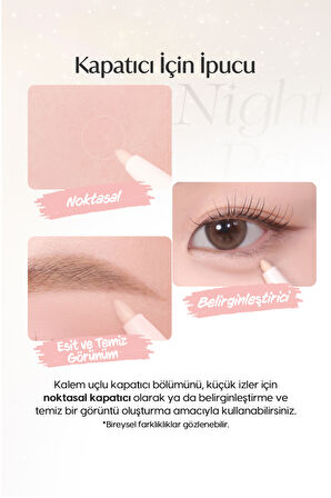 Çift Taraflı Kapatıcı ve Işıltılı Kalem Far Peripera Sugar Twinkle Duo Eye Stick(#06 Sheer Blurring)