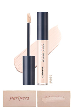 Hafif Yapılı Gün Boyu Yüksek Kapatıcı Peripera Double Longwear Cover Concealer (#05 Fair)