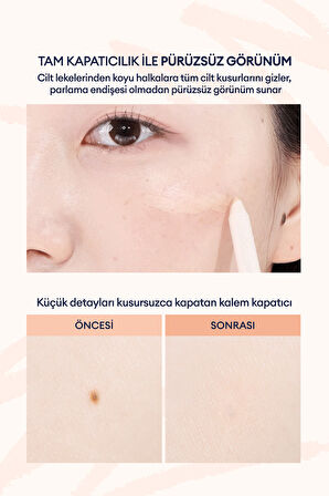 Renk Düzenleyici Kalem Kapatıcı Somon Mercan Rengi PERIPERA Mood Fit Pencil Concealer(001CoverSalmon