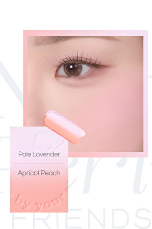 Doğal ve Aydınlık Görünüm Sunan İki Tonlu Allık PERIPERA Pure Blushed Custom Cheek(002 Fluffy Peach)