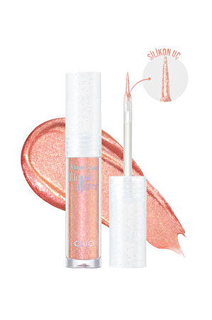 Işıltılı ve Şeffaf Likit Glitter CLIO Moon Glass Liquid Glitter Sweet Cloud (05 Chilling Rose)