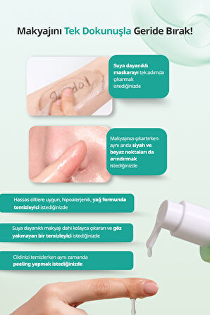 Arındırıcı Makyaj Temizleme Yağı GOODAL Houttuynia Cordata Hyaluron Soothing Pore Cleansing Oil