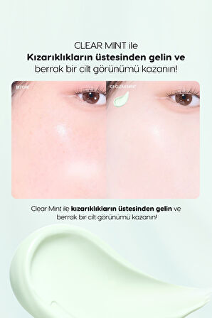 Kızarıklıkları Nötrleyen Ton Eşitleyici Krem PERIPERA Filter Fit Milk Tone Up (003 Clear Mint) SPF30