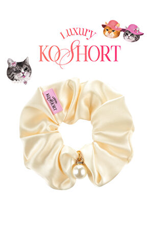 İnci Detaylı Saç Tokası CLIO Pearl Hair Scrunchie (Luxury Koshort)