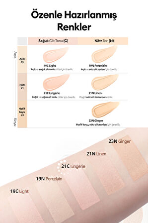Mat Bitişli CLIO Kill Cover Founwear Cushion The Original + Refill (21C Lingerie) SPF50+ PA+++