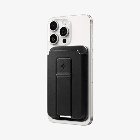 Spigen MagFit iPhone için MagSafe özellikli 3 Kartlı Manyetik Cüzdan Smart Fold 2 Wallet