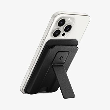 Spigen MagFit iPhone için MagSafe özellikli 3 Kartlı Manyetik Cüzdan Smart Fold 2 Wallet