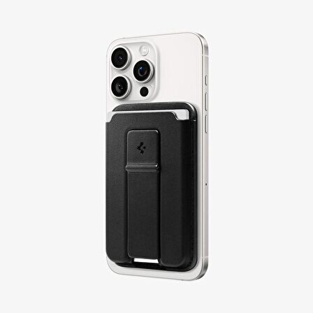 Spigen MagFit iPhone için MagSafe özellikli 3 Kartlı Manyetik Cüzdan Smart Fold 2 Wallet