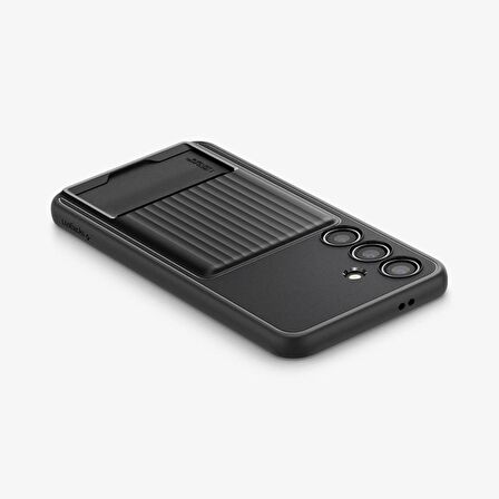 Spigen Galaxy S24 Kılıf Liquid Slot Matte Black