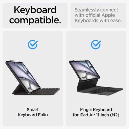 Spigen iPad Air 11" (2026/2025 / 2024) / Air 10.9" (2022/2020) ile Uyumlu Kılıf Enzo Aramid Black ACS07757 - Teşhir